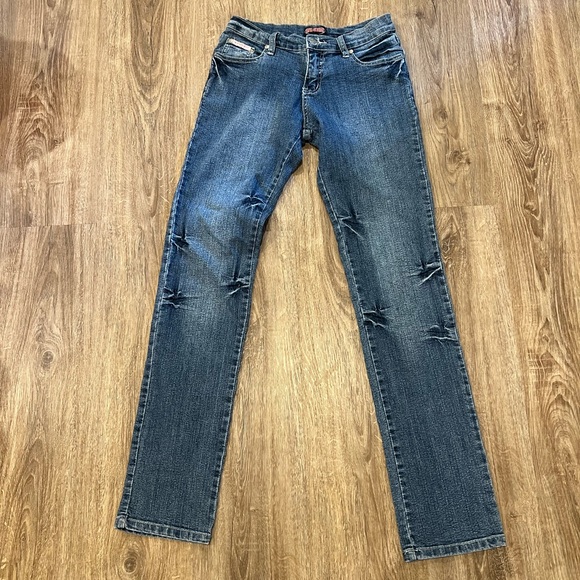 Y2K True Religion Skinny Jeans with Detailed Pocket Embroidery - Picture 2 of 12